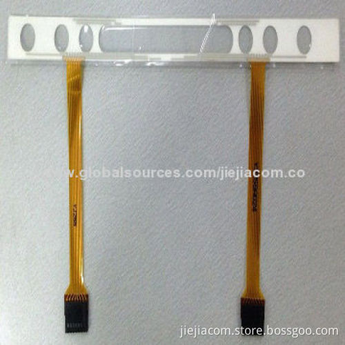 Capacitive touch panel, washing machine button, microwave buttons